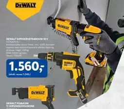 Davidsen DEWALT GIPSSKRUETRÆKKER 18 V, DKK 1560 tilbud
