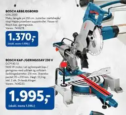 Davidsen BOSCH KAP-/GERINGSSAV 230 V, DKK 1995 tilbud