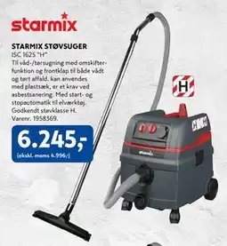 Davidsen STARMIX STØVSUGER, DKK 6245 tilbud