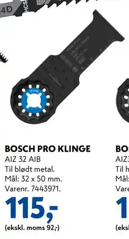 Davidsen BOSCH PRO KLINGE, DKK 115 tilbud