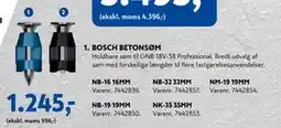 Davidsen BOSCH BETONSØM, DKK 1245 tilbud