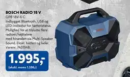 Davidsen BOSCH RADIO 18 V, DKK 1995 tilbud