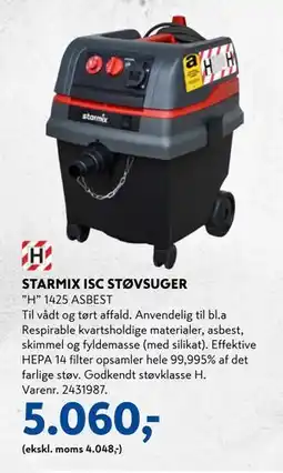 Davidsen STARMIX ISC STØVSUGER, DKK 5060 tilbud