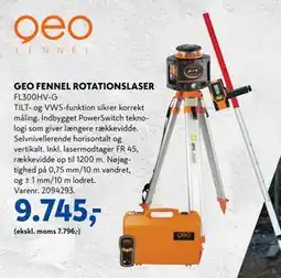 Davidsen GEO FENNEL ROTATIONSLASER, DKK 9745 tilbud