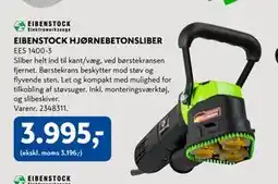 Davidsen EIBENSTOCK HJØRNEBETONSLIBER, DKK 3995 tilbud