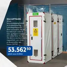 Davidsen SILA LUFTSLUSE, DKK 53562.5 tilbud