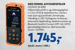 Davidsen GEO FENNEL AFSTANDSMÅLER, DKK 1745 tilbud