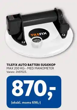 Davidsen TILEFIX AUTO BATTERI SUGEKOP, DKK 870 tilbud