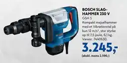 Davidsen BOSCH SLAGHAMMER 230 V, DKK 3245 tilbud
