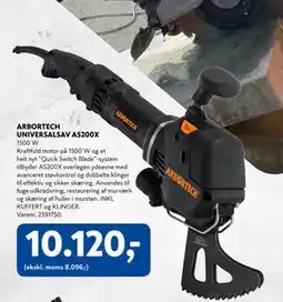 Davidsen ARBORTECH UNIVERSALSAV AS200X, DKK 10120 tilbud