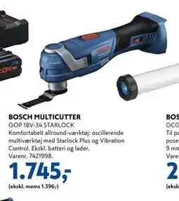 Davidsen BOSCH MULTICUTTER, DKK 1745 tilbud