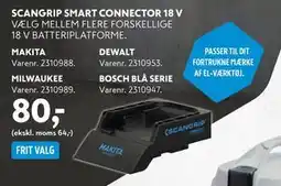 Davidsen SCANGRIP SMART CONNECTOR 18 V, DKK 80 tilbud