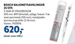 Davidsen BOSCH BAJONETSAVKLINGER 25 STK, DKK 620 tilbud