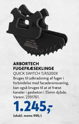Davidsen ARBORTECH FUGEFRÆSEKLINGE, DKK 1245 tilbud