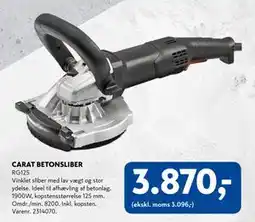 Davidsen CARAT BETONSLIBER, DKK 3870 tilbud