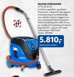 Davidsen NILFISK STØVSUGER, DKK 5810 tilbud