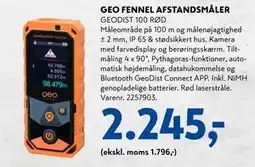 Davidsen GEO FENNEL AFSTANDSMÅLER, DKK 2245 tilbud