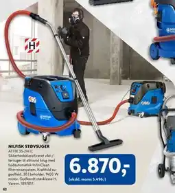 Davidsen NILFISK STØVSUGER, DKK 6870 tilbud
