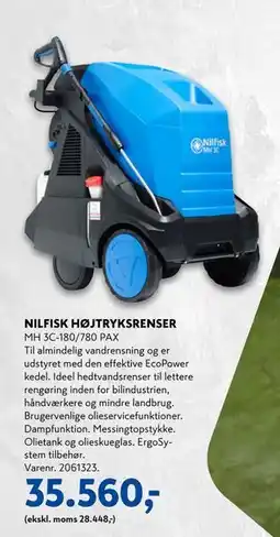 Davidsen NILFISK HØJTRYKSRENSER, DKK 35560 tilbud