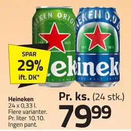Fleggaard Heineken, DKK 79.99 tilbud