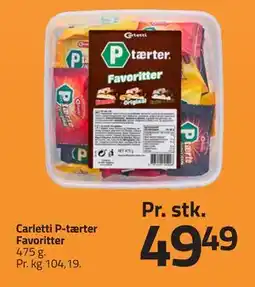 Fleggaard Carletti P-tærter Favoritter, DKK 49.49 tilbud