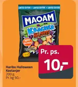 Fleggaard Haribo Halloween Kastanjer, DKK 10 tilbud
