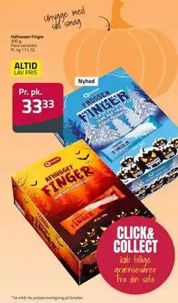 Fleggaard Halloween Fingre, DKK 33.33 tilbud