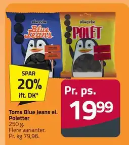 Fleggaard Toms Blue Jeans el. Poletter, DKK 19.99 tilbud