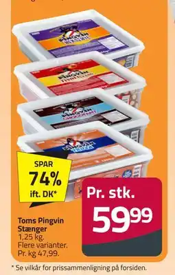 Fleggaard Toms Pingvin Stænger, DKK 59.99 tilbud