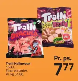 Fleggaard Trolli Halloween, DKK 7.77 tilbud