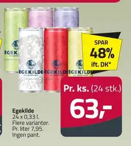 Fleggaard Egekilde, DKK 63 tilbud
