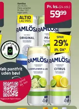 Fleggaard Ramlösa, DKK 59.99 tilbud