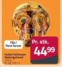Fleggaard Hulten Halloween Dødningehoved, DKK 44.99 tilbud