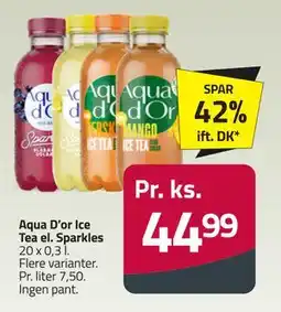 Fleggaard Aqua D’or Ice Tea el. Sparkles, DKK 44.99 tilbud