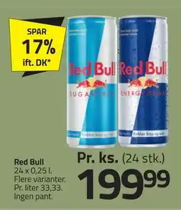 Fleggaard Red Bull, DKK 199.99 tilbud