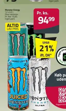 Fleggaard Monster Energy, DKK 94.99 tilbud