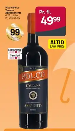 Fleggaard Piccini Solco Toscana Appassimento, DKK 49.99 tilbud