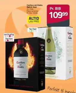Fleggaard Casillero del Diablo Rød el. Hvid, DKK 109.99 tilbud