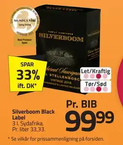 Fleggaard Silverboom Black Label, DKK 99.99 tilbud