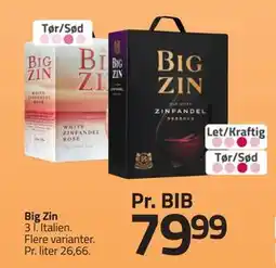 Fleggaard Big Zin, DKK 79.99 tilbud
