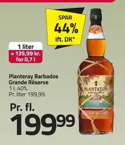Fleggaard Planteray Barbados Grande Réserve, DKK 199.99 tilbud