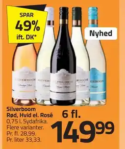 Fleggaard Silverboom Rød, Hvid el. Rosé, DKK 149.99 tilbud