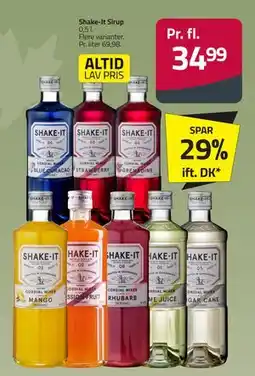Fleggaard Shake-It Sirup, DKK 34.99 tilbud