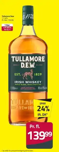 Fleggaard Tullamore Dew, DKK 139.99 tilbud