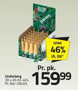 Fleggaard Underberg, DKK 159.99 tilbud