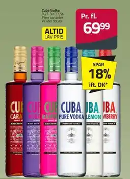 Fleggaard Cuba Vodka, DKK 69.99 tilbud
