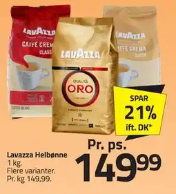 Fleggaard Lavazza Helbønne, DKK 149.99 tilbud