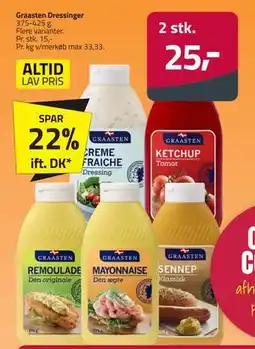 Fleggaard Graasten Dressinger, DKK 25 tilbud