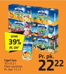 Fleggaard Capri Sun, DKK 22.22 tilbud