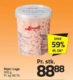 Fleggaard Rejer i Lage, DKK 88.88 tilbud